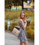 Włoska skórzana torebka listonoszka Vera Pelle