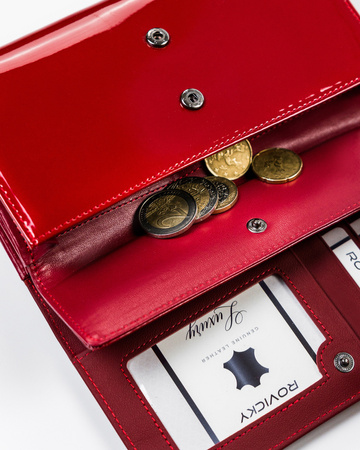 Duży, klasyczny portfel z klapą na zatrzask — Cavaldi