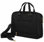 Elegancka Torba na laptopa Damska. Czarna
