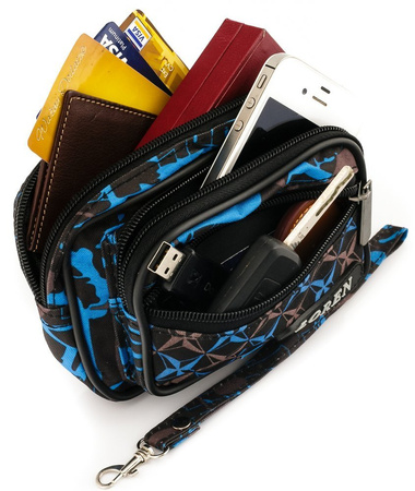 Rewelacyjna, poręczna, męska saszetka, wykonana z trwałego materiału