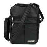 Męska torba skórzana raportówka poręczna czarna Beltimore G68