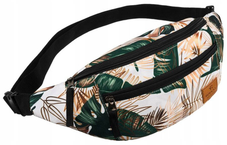 Kolorowa nerka damska - saszetka biodrowa z regulowanym paskiem 08