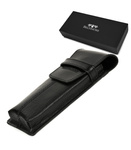 Czarne etui skórzane długopisy pióra Beltimore