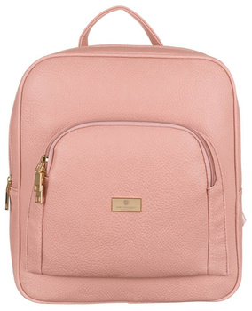 Różowy plecak damski miejski A4