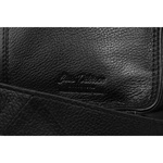 Listonoszka męska skórzana torba A4 - czarna