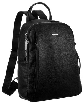 Elegancki plecak damski czarny — David Jones