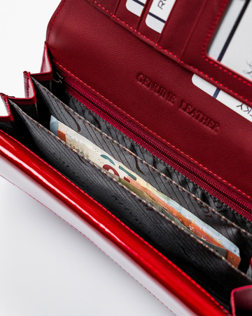 Duży, klasyczny portfel z klapą na zatrzask — Cavaldi