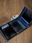 ROVICKY klasyczny portfel męski skórzany RFID stop