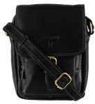 Zgrabna, poręczna listonoszka męska ze skóry naturalnej, kieszonki, Buffalo Wild