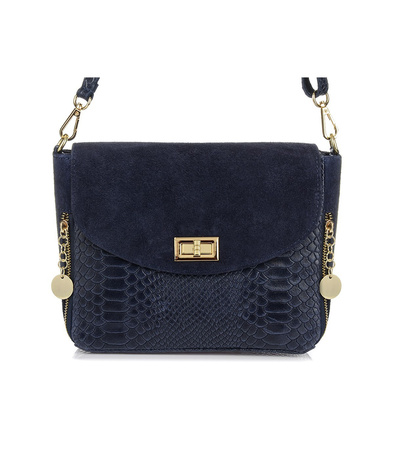 Włoska skórzana torebka listonoszka Vera Pelle