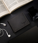 Cienki skórzany portfel męski RFID Buffalo Wild