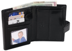 wytworny biznesowy portfel męski z ochroną RFID