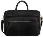 Torba Skórzana na laptopa męska czarna