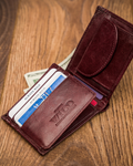 Portfel męski skórzany Always Wild® skóra na karty
