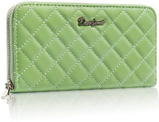 Pikowany portfel damski piórnik eko David Jones