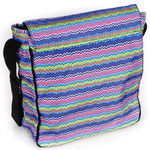 Loren® materiałowa torebka listonoszka damska klapka