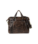 Skórzana torba męska XXL vintage na laptopa A4