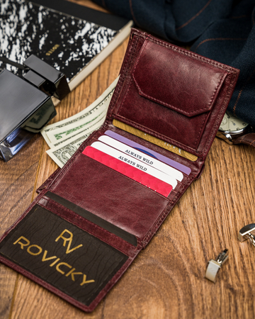 Portfel dla mężczyzn Always Wild® skórzany skóra