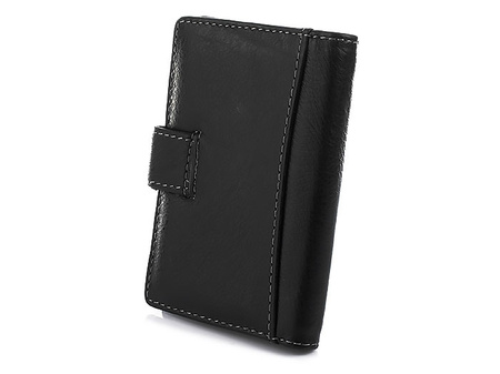 Solidne skórzane etui na karty wizytówki z RFiD