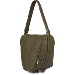 Mały plecak damski i torebka. Skóra naturalna. Zielony