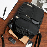 Męska torba skórzana raportówka poręczna czarna Beltimore G68