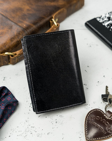 Piękny duży portfel męski Rovicky skóra licowa