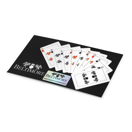 BELTIMORE pasek męski skórzany klamra automat czarny A21 czarny r.115-130 cm