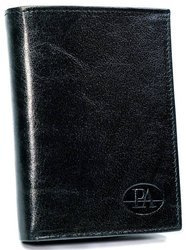 Miejski portfel męski bez zapięcia, skóra naturalna licowa, RFID Stop — Pierre Andreus