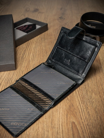 Portfel męski skórzany ROVICKY PC-102L-BAR