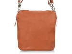 Camel Torebka Listonoszka Skórzana średniej wielkości