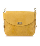 Włoska skórzana torebka listonoszka Vera Pelle