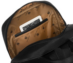 Czarny plecak damski miejski A4