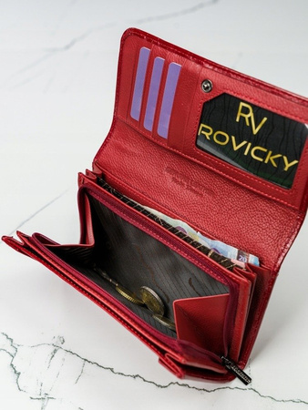 Lorenti klasyczny portfel damski skórzany RFID