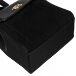 Mały plecak damski czarny. Elegancki niczym torebka