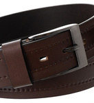 Pasek męski skórzany do spodni szeroki Rovicky