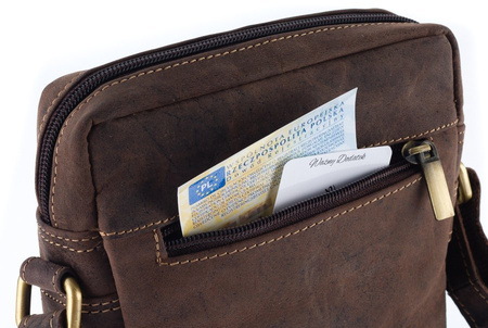 TORBA MĘSKA Z WYSOKIEJ JAKOŚCI SKÓRY NATURALNJE ALWAYS WILD HQ