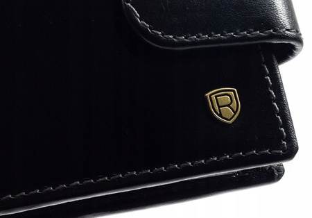 Biznesowe skórzane etui na karty Rovicky RFID