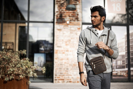 TORBA MĘSKA Z WYSOKIEJ JAKOŚCI SKÓRY NATURALNJE ALWAYS WILD HQ