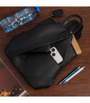 Czarny skórzany miejski plecak Vera Pelle damski