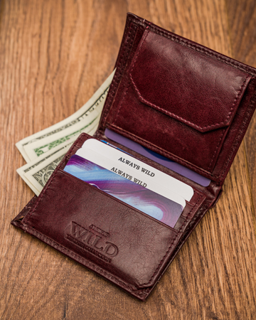 Portfel dla mężczyzn Always Wild® skórzany skóra