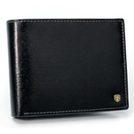 Duży portfel męski ze skóry naturalnej Rovicky