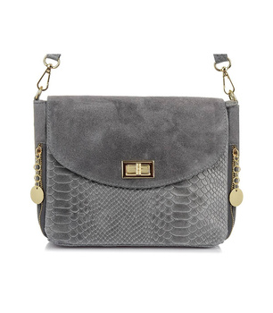 Włoska skórzana torebka listonoszka Vera Pelle