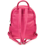 Różowy Włoski Plecak Skórzany A4 damski miękka SKÓRA duży P16