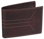 nietuzinkowy męski portfel skórzany skóra bawola