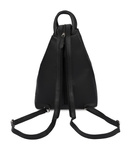 Czarny skórzany miejski plecak Vera Pelle damski