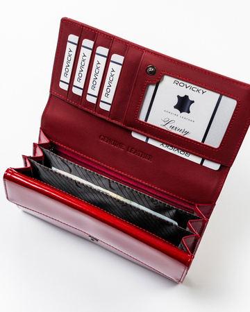 Duży, klasyczny portfel z klapą na zatrzask — Cavaldi