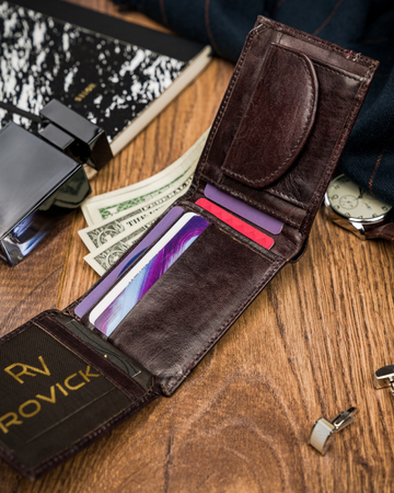 Portfel męski skórzany Always Wild® skóra na karty
