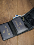 PORTFEL SKÓRZANY MĘSKI HQ RFID SKÓRA NATURALNA