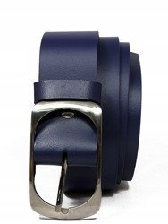 Skórzany szeroki pasek Cavaldi 4 cm