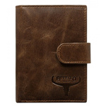 Portfel męski skórzany N4L-MVTB BROWN